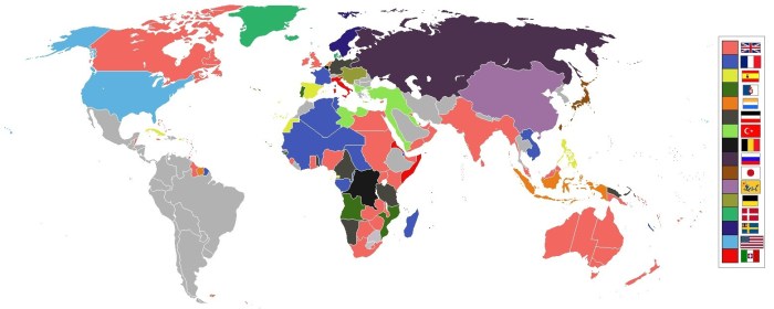 Us territorial influence 1914 map labeled