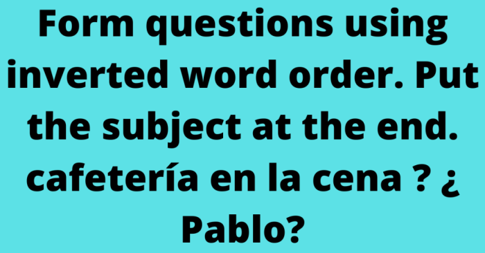 Pablo cena en la cafeteria