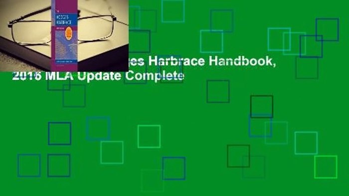 The hodges harbrace handbook 19th edition pdf