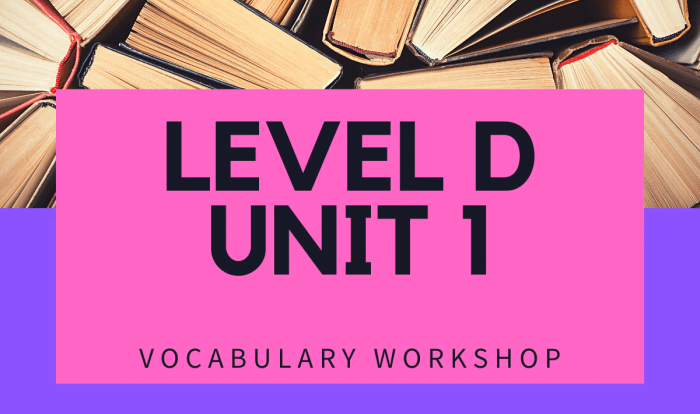 Sadlier vocabulary workshop level d answers