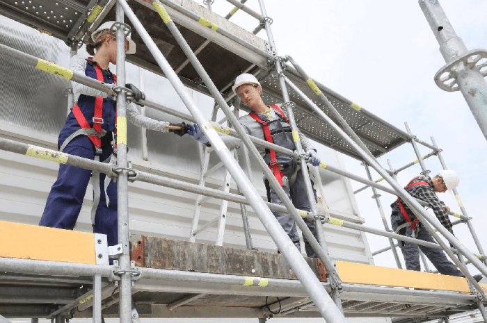 Scaffold accidents are usually attributed to