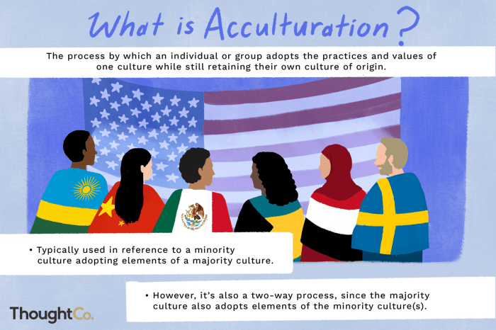 The process of adapting borrowed cultural traits.