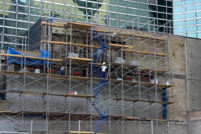 Scaffold accidents are usually attributed to